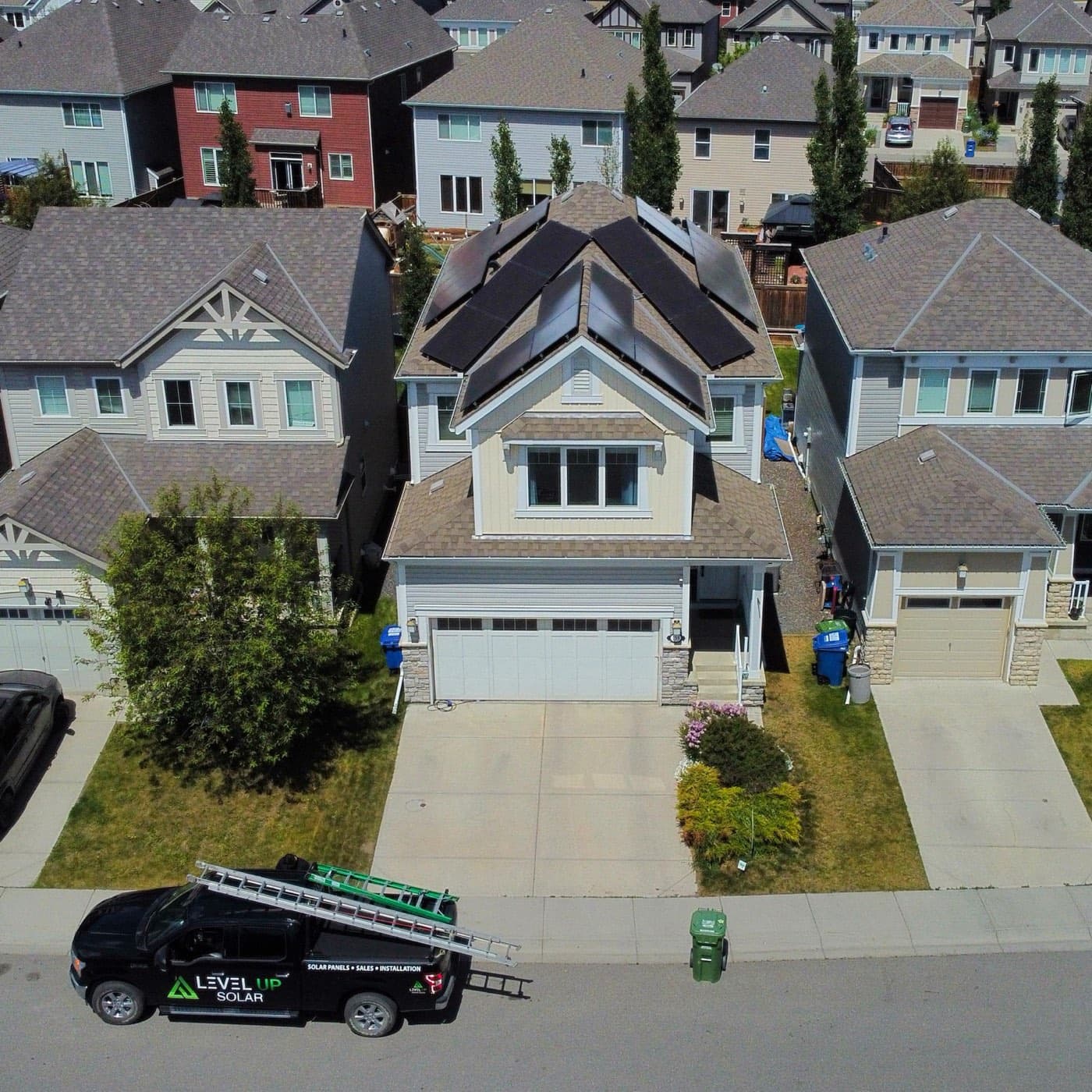 16.2 kW solar install in Windsong