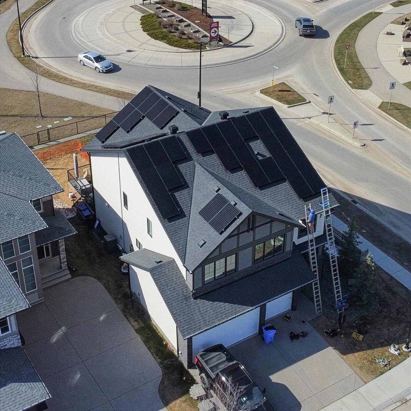 solar install in Chestermere