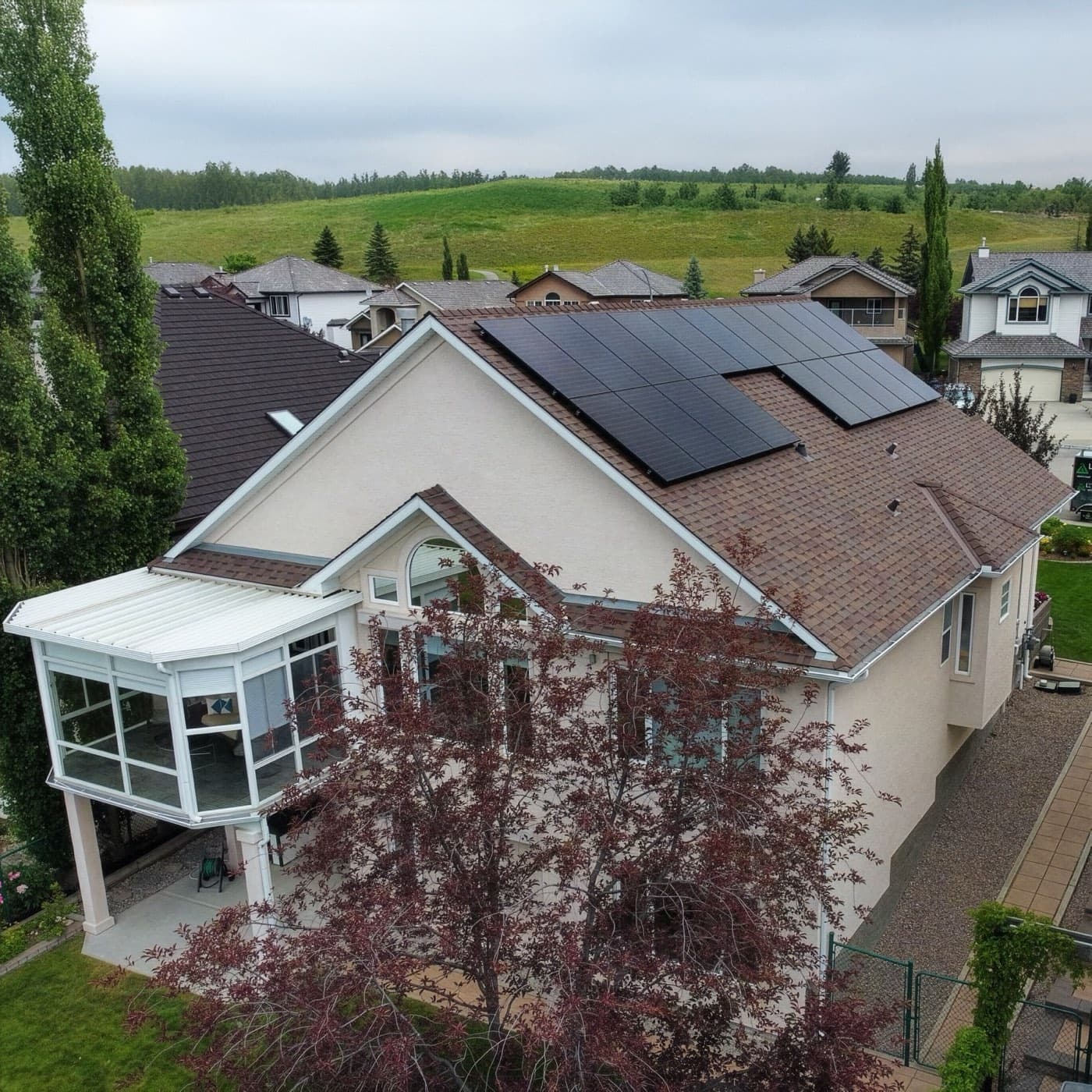 solar install in Okotoks