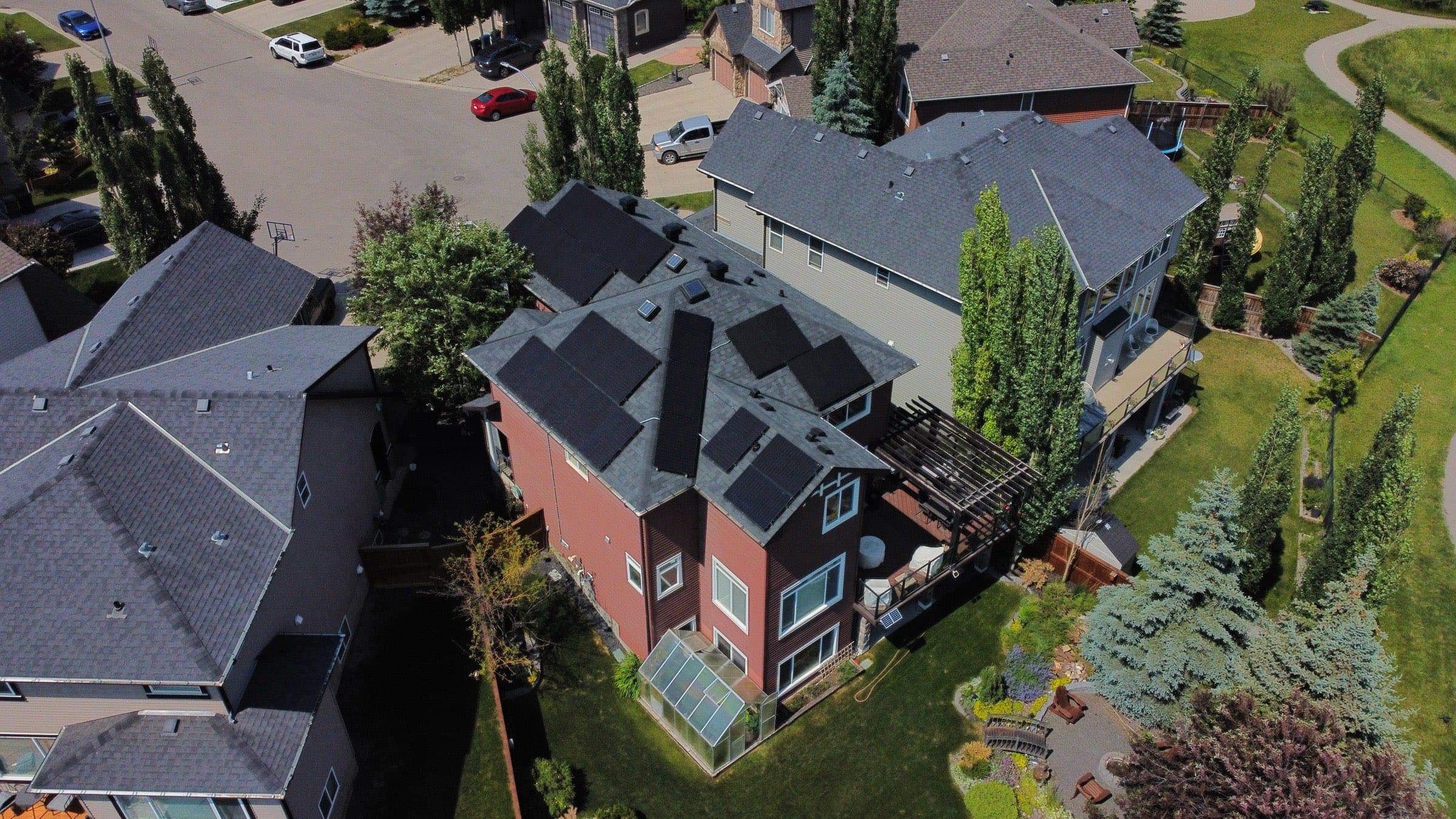 An 11.5 kW solar array on a Saje Hill home in Calgary